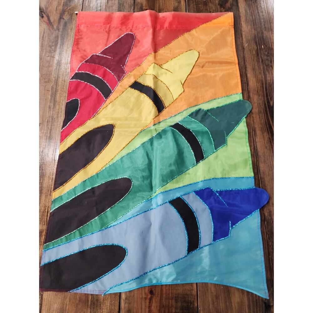 Crayola Crayons Garden flag 43"x27" School